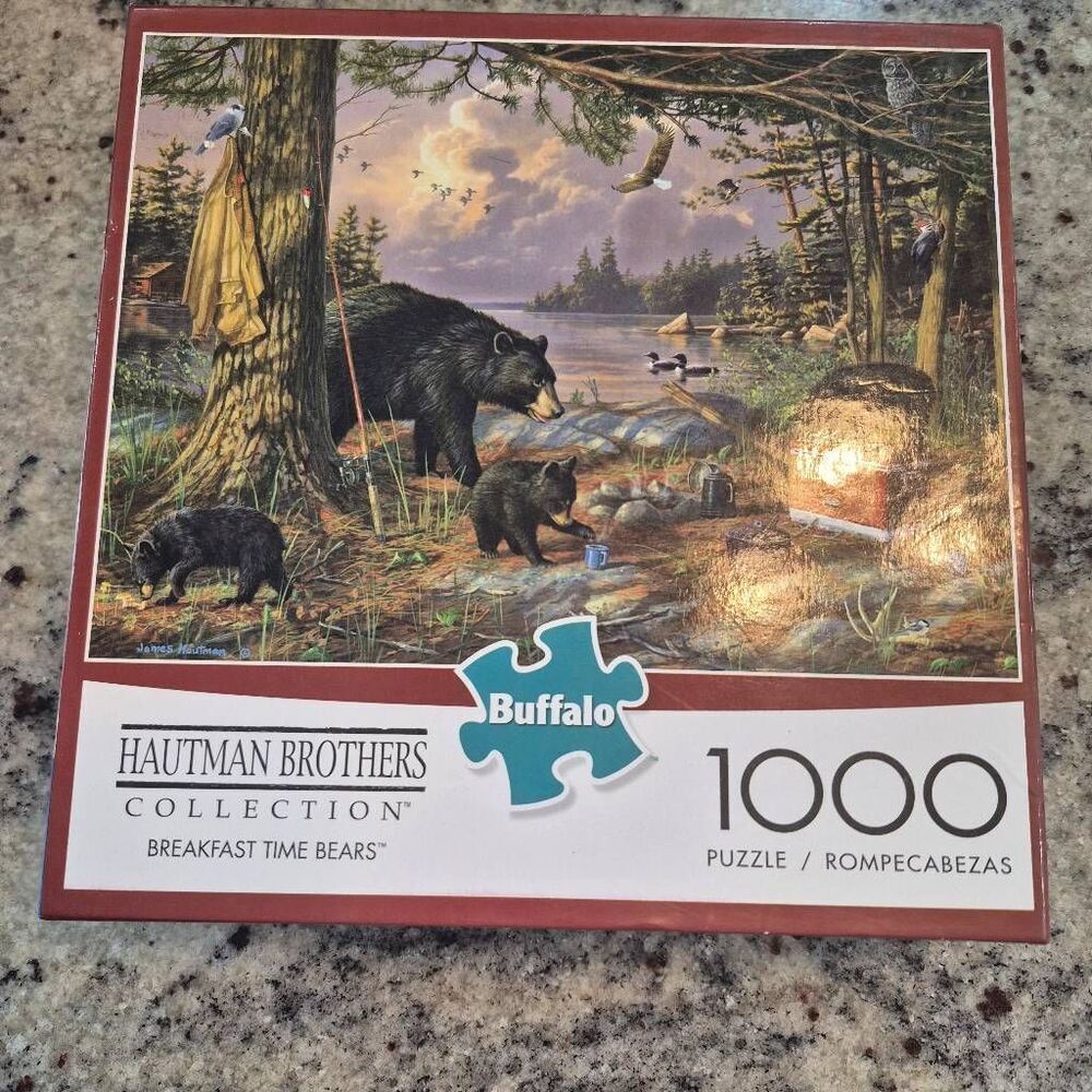 Buffalo Games, Hautman Brothers Collection, Breakfast Time Bears, 1000 pc Jigsaw